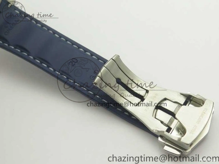 0501 Aqua Terra 150M Master Chronometers VSF 1:1 Best Edition Gray Dial Blue Hand on Blue Rubber Strap A8900 Super Clone HighQuality 8004